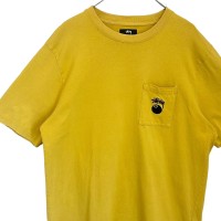 stussy ステューシー Tシャツ L 刺繍ロゴ ワンポイントロゴ | Vintage.City 古着屋、古着コーデ情報を発信
