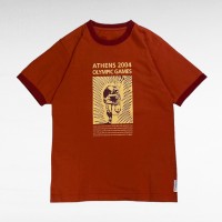 【00's】 アテネオリンピック M相当 リンガーTシャツ 半袖 企業ロゴ | Vintage.City 빈티지숍, 빈티지 코디 정보