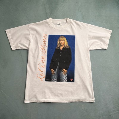 90s   USA製　Le Ann Rimes   リアンライムス　バンドTシャツ　白 | Vintage.City 빈티지숍, 빈티지 코디 정보
