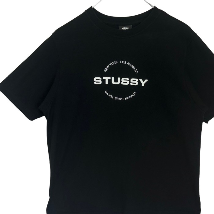 stussy ステューシー Tシャツ センターロゴ プリントロゴ サークルロゴ 