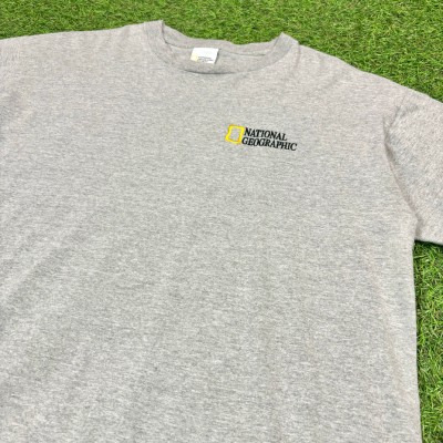 【Men's】00s グレーTシャツ　NATIONAL GEOGRAPHIC　Made In USA | Vintage.City 빈티지숍, 빈티지 코디 정보