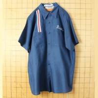 70s 80s USA製 RED KAP レッドキャップ Russ チェーンステッチ ワーク シャツ ネイビー ブルー メンズL 半袖 アメリカ古着 050824ss100 | Vintage.City Vintage Shops, Vintage Fashion Trends