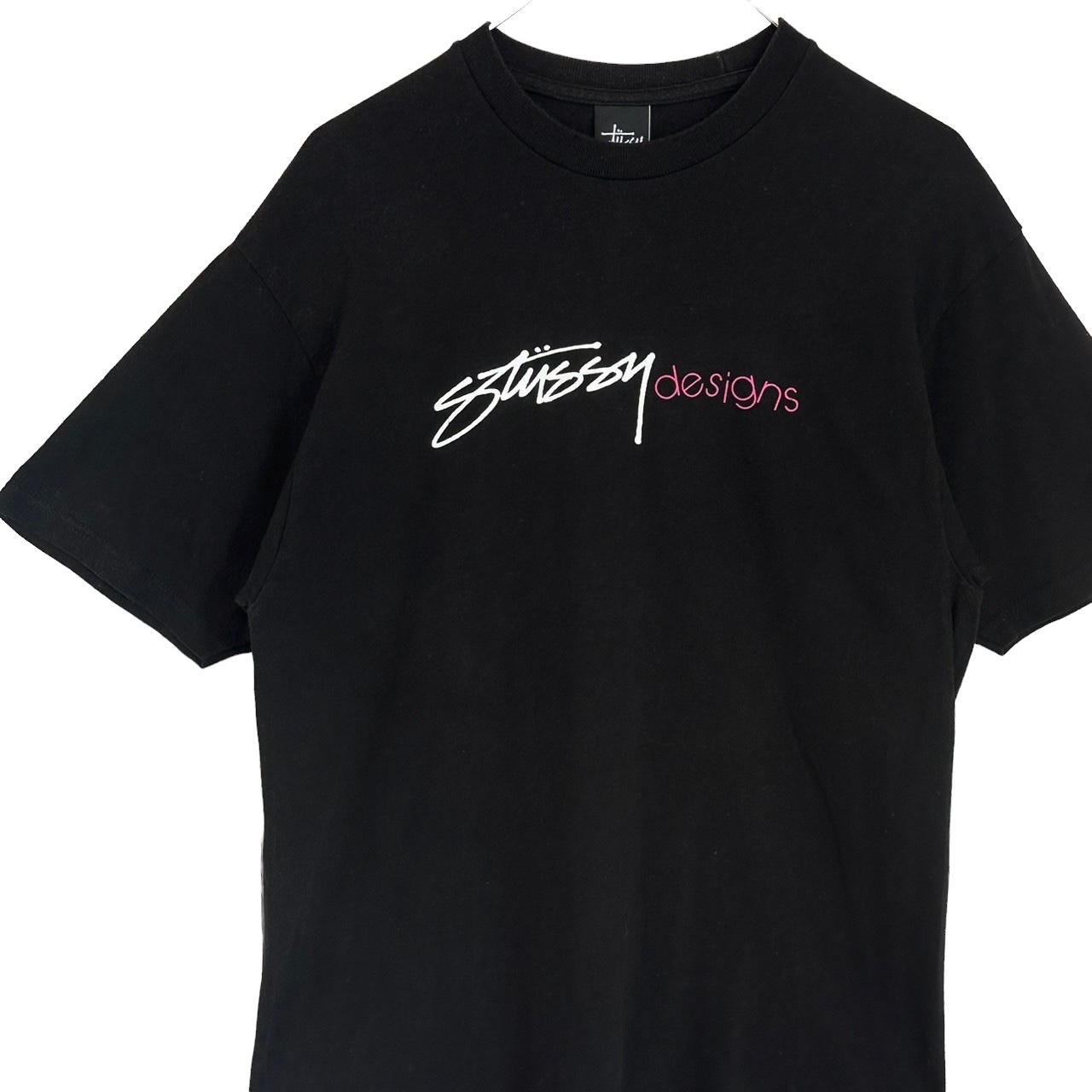 【直売激安】STUSSY ステューシー Tシャツ 黒 ロゴプリント トップス