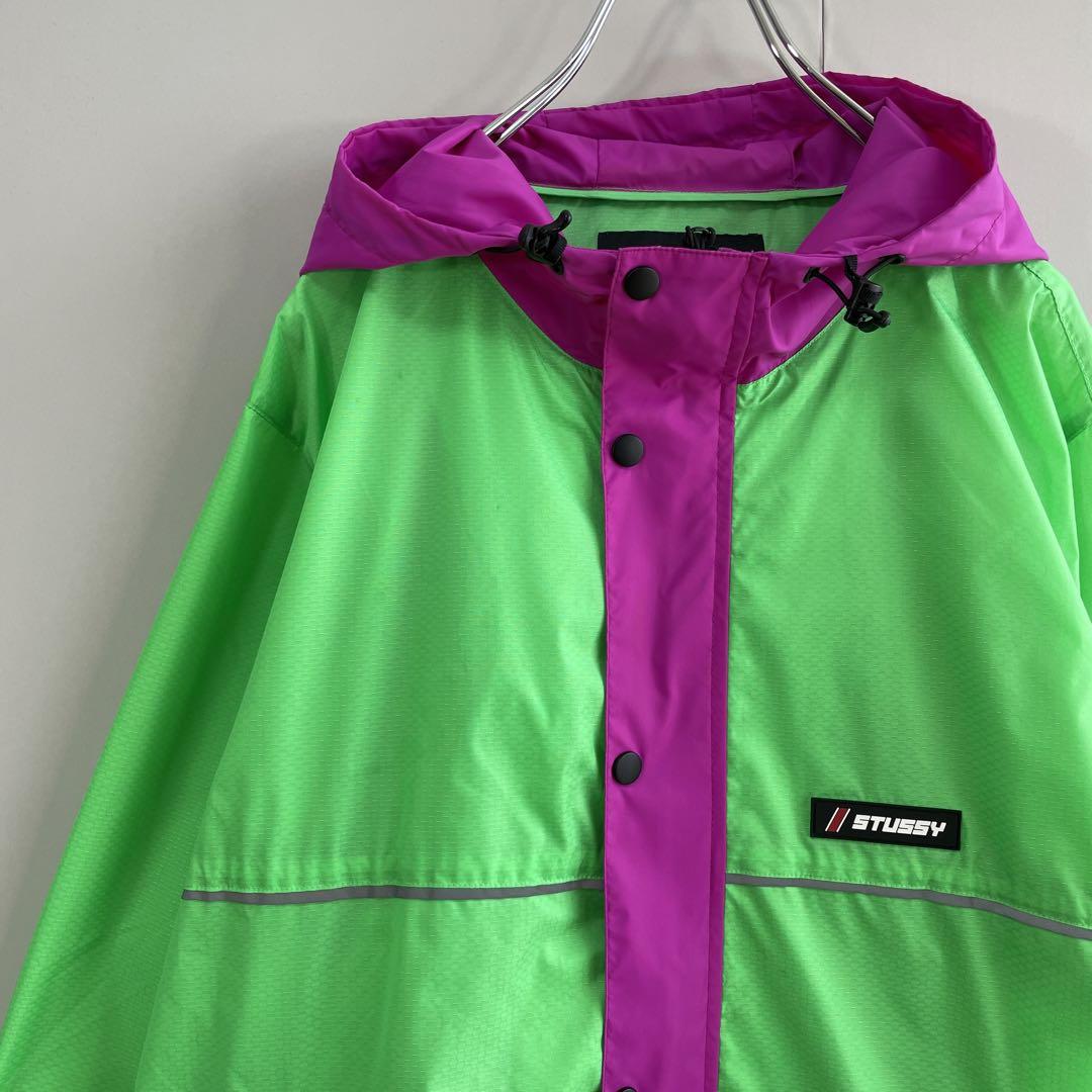 STUSSY nylon mountain jacket size M 配送C ステューシー ナイロン ...