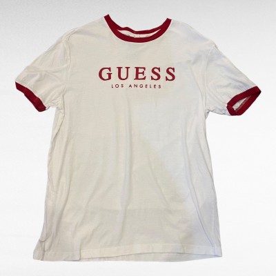 GUESS print ringer t-shirt | Vintage.City 古着屋、古着コーデ情報を発信