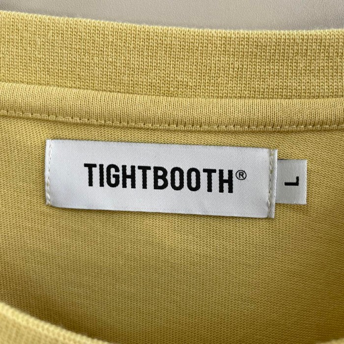 TIGHTBOOTH × 河村康輔  7 SLEEVE T-SHIRT size L 配送C　タイトブースプロダクション 7部丈　ビッグポケット 　黄色 | Vintage.City 古着屋、古着コーデ情報を発信