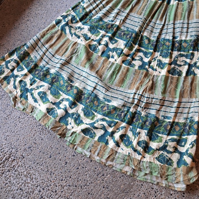総柄スカート used [305062] | Vintage.City 빈티지숍, 빈티지 코디 정보