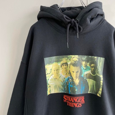 Stranger Things Netflix official hoodie  size XL 　配送C ネットフリックス　ストレンジャーシングス　パーカー | Vintage.City 古着屋、古着コーデ情報を発信