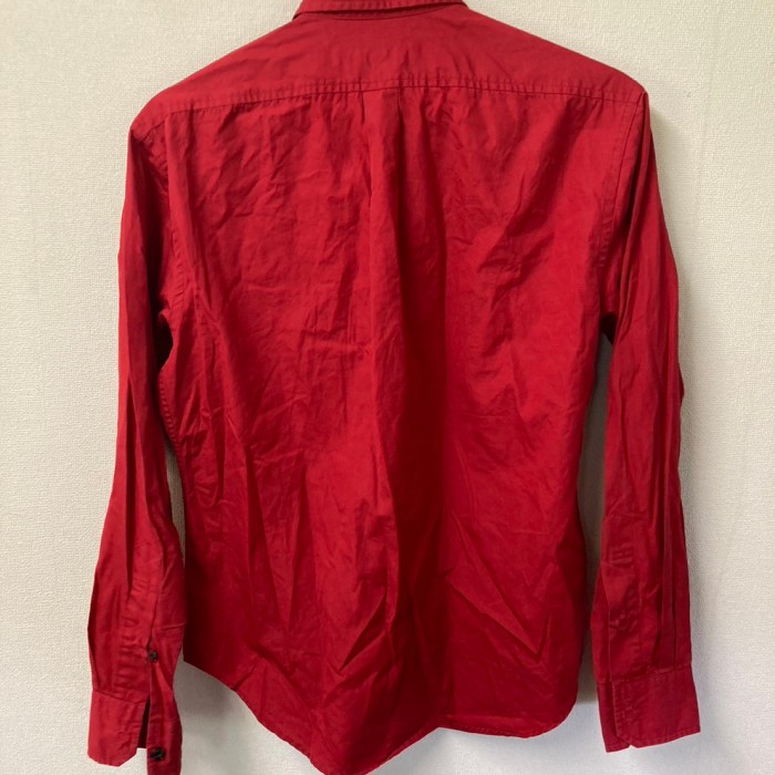 00’ｓ初期KATHARINE HAMNETT LONDON長袖シャツ　赤Ｍ | Vintage.City 古着屋、古着コーデ情報を発信