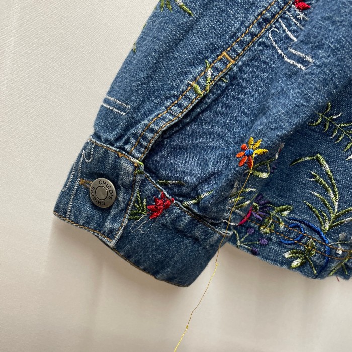 chico's design denim jacket 総刺繍　ジャケット | Vintage.City 빈티지숍, 빈티지 코디 정보
