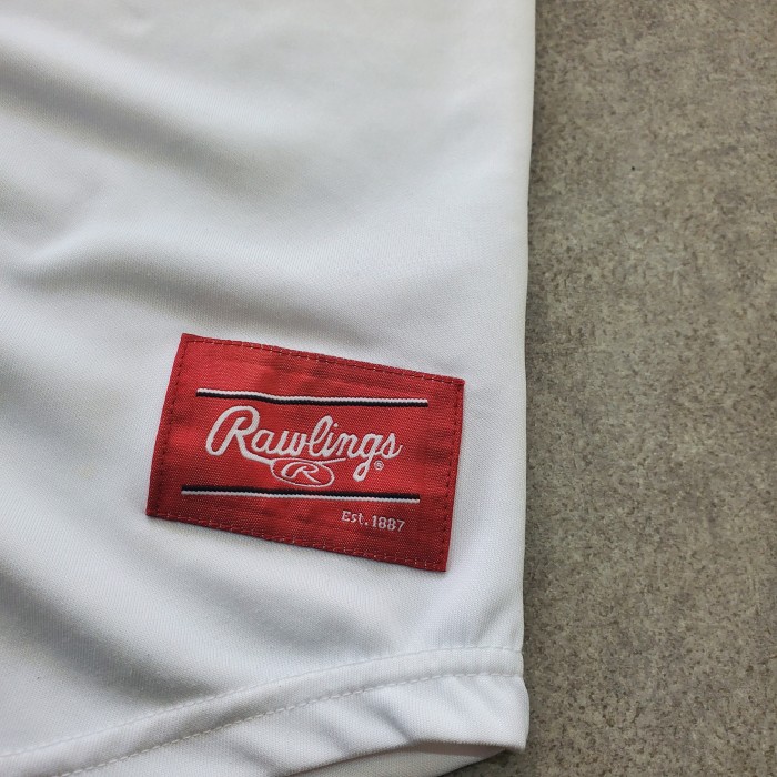 Rawlings ローリングス clubhouse白ベースボールシャツ 古着刺繍 | Vintage.City 빈티지숍, 빈티지 코디 정보