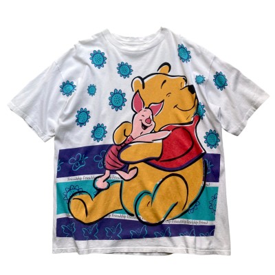 90’s “Winnie-the-Pooh” Pooh & Piglet Print Tee | Vintage.City Vintage Shops, Vintage Fashion Trends