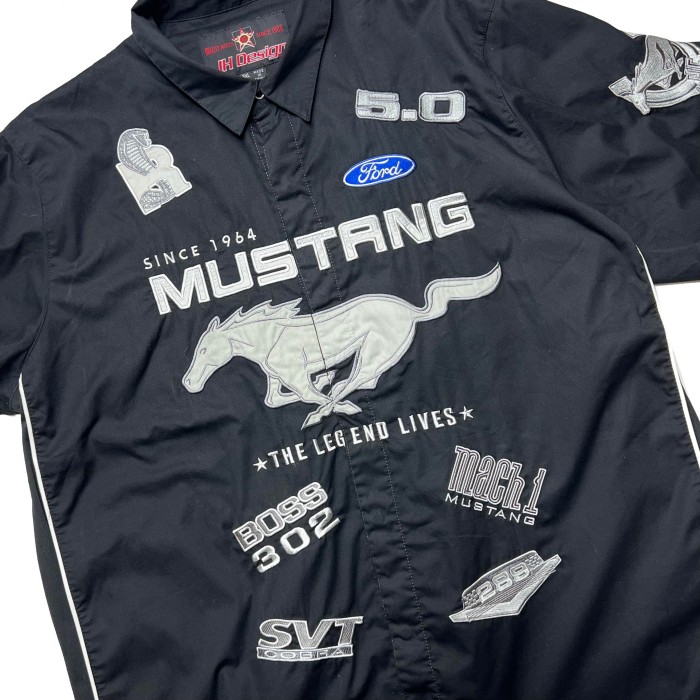 Ford MUSTANG ワッペンデザイン ビッグサイズシャツ | Vintage.City Vintage Shops, Vintage Fashion Trends