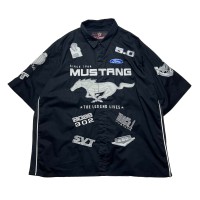 Ford MUSTANG ワッペンデザイン ビッグサイズシャツ | Vintage.City 古着屋、古着コーデ情報を発信