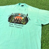【Men's】80s - 90s Camp Bloomfield ミント グリーン Tシャツ / Made in USA Vintage ヴィンテージ 古着 半袖 ティーシャツ T-Shirts | Vintage.City 古着屋、古着コーデ情報を発信