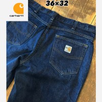 Carhartt / カーハート FRロゴ デニムパンツ 36×32 インディゴブルー | Vintage.City 古着屋、古着コーデ情報を発信
