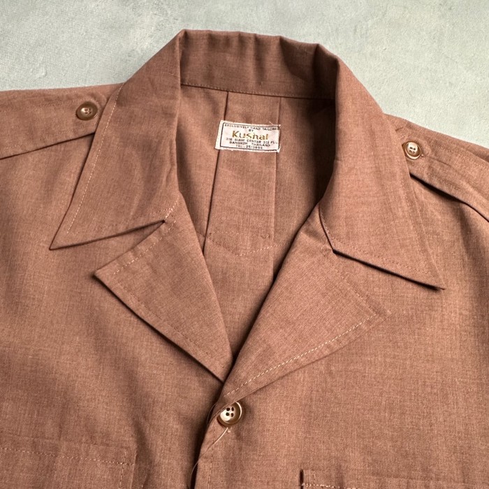 60s~70s　オープンカラーシャツ　開襟　アースカラー | Vintage.City 古着屋、古着コーデ情報を発信