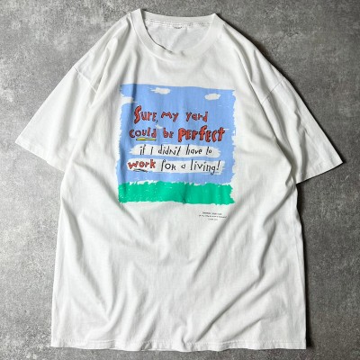 90s SHOEBOX GREETINGS メッセージ プリント 半袖 Tシャツ / 90年代 オールド シングル ステッチ ホワイト 白 | Vintage.City 古着屋、古着コーデ情報を発信