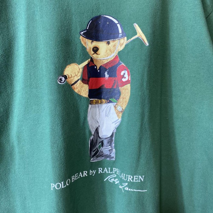 POLO RALPH LAUREN polo bear T-shirt size XL (170) 配送A ラルフローレン　ポロベアTシャツ　緑 | Vintage.City Vintage Shops, Vintage Fashion Trends