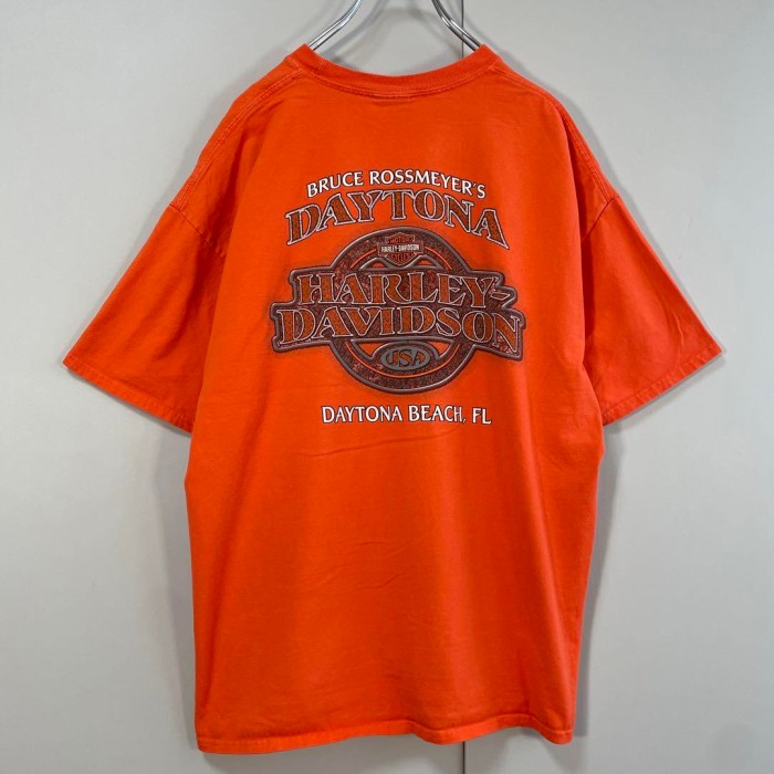 HARLEY-DAVIDSON back print T-shirt size L 相当　配送C　ハーレーダビッドソン　バックプリントTシャツ　橙　ストリート | Vintage.City Vintage Shops, Vintage Fashion Trends