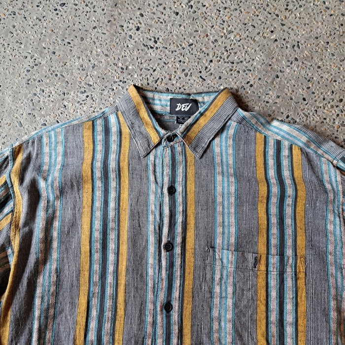 ストライプシャツ used [305073] | Vintage.City 빈티지숍, 빈티지 코디 정보