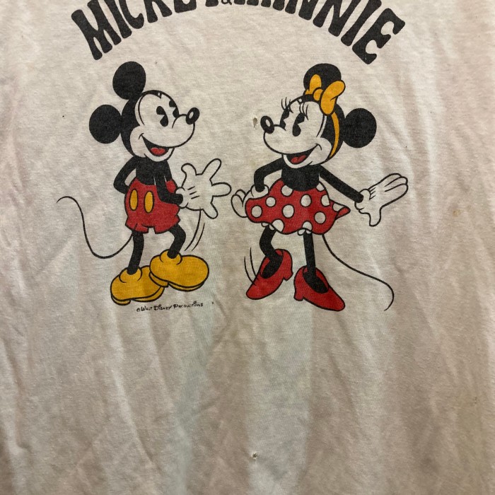 80’s vintage ミッキーマウス&ミニー半袖Tシャツ | Vintage.City 古着屋、古着コーデ情報を発信
