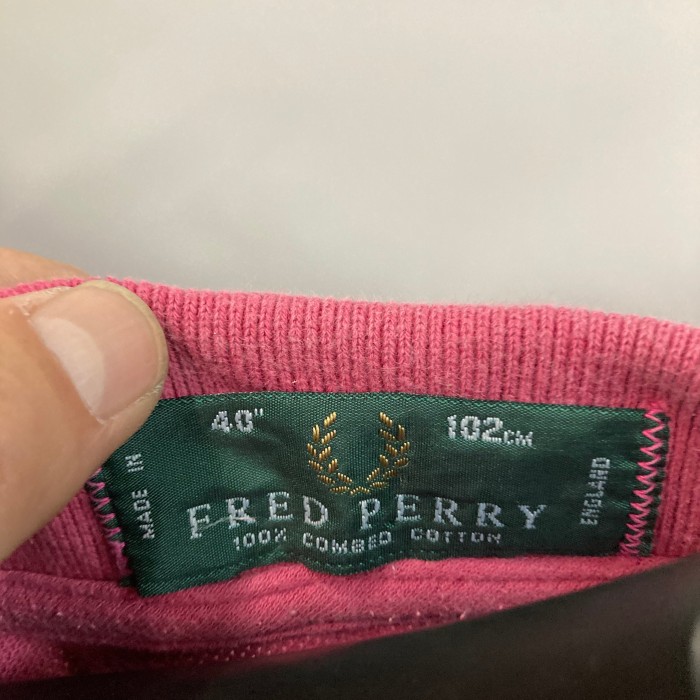 00’s初期　英国製FERD PERRY半袖ポロシャツ 40 102 | Vintage.City 빈티지숍, 빈티지 코디 정보