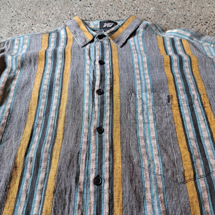 ストライプシャツ used [305073] | Vintage.City 빈티지숍, 빈티지 코디 정보