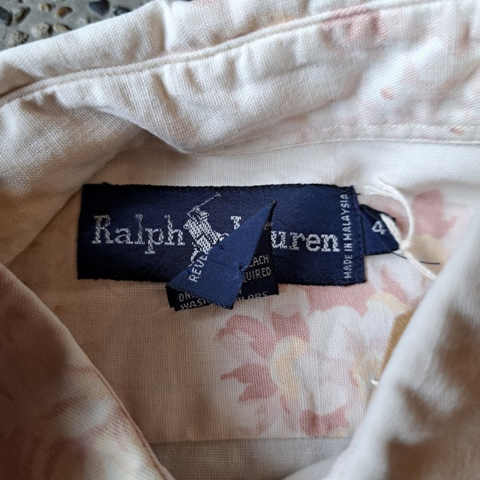 Ralph Lauren 花柄ボタンダウンシャツ used [305071] | Vintage.City 古着屋、古着コーデ情報を発信