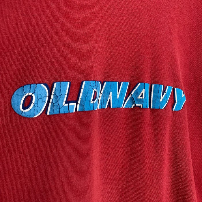 90s OLD NAVY L/S Logo print design Tee | Vintage.City 古着屋、古着コーデ情報を発信
