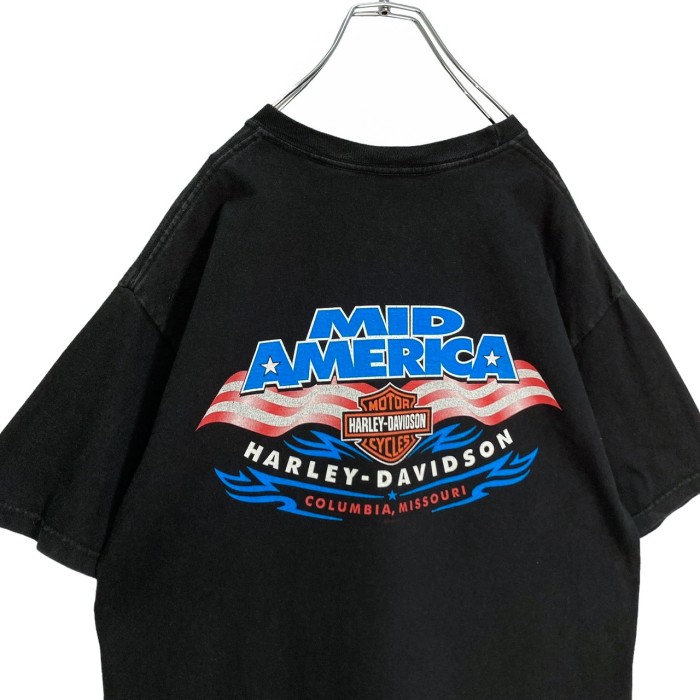 2005'y HARLEY-DAVIDSON/MID AMERICA T-SHIRT | Vintage.City 古着屋、古着コーデ情報を発信