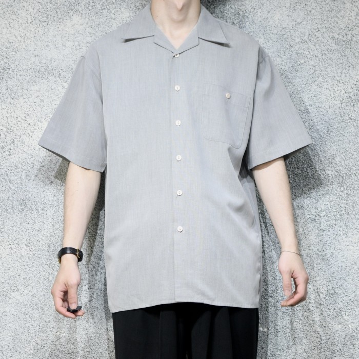 古着 オーバーサイズ レーヨンシャツ 半袖シャツ グレー デザインシャツ | Vintage.City 古着屋、古着コーデ情報を発信