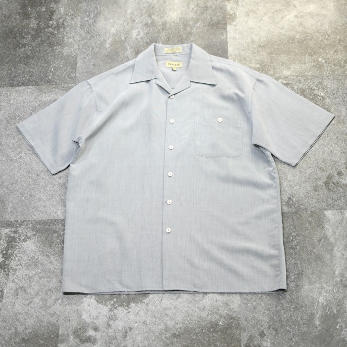 古着 オーバーサイズ レーヨンシャツ 半袖シャツ グレー デザインシャツ | Vintage.City 빈티지숍, 빈티지 코디 정보