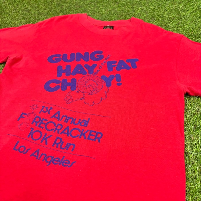 【Men's】 70s Gung Hay Fat Choy Tシャツ / Made In USA 古着 Vintage ヴィンテージ アメリカ製 Chinese New Year 旧正月 | Vintage.City 古着屋、古着コーデ情報を発信
