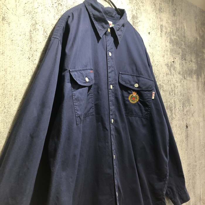 90s MIKI HOUSE/ミキハウス ビンテージ 刺繍ロゴ シャツ メンズL | Vintage.City 古着屋、古着コーデ情報を発信