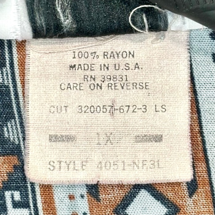 【Unisex】 90s オルテガ 総柄 半袖 シャツ / Made in USA ネイティブ ネイティヴ 半袖シャツ 柄シャツ | Vintage.City 古着屋、古着コーデ情報を発信