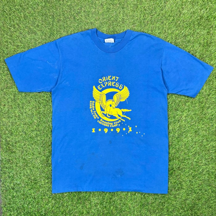【Men's】 90s ORIENT CLUB ペガサス イラスト 半袖 Tシャツ / Made in USA Vintage ヴィンテージ 古着 ティーシャツ T-Shirts | Vintage.City 빈티지숍, 빈티지 코디 정보
