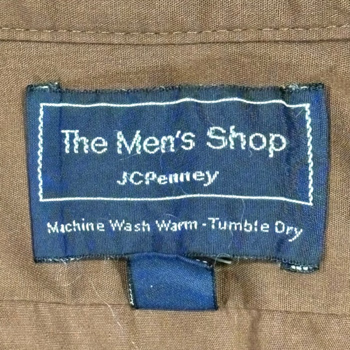 【Men's】 80s  JC Penney 胸ポケット付き ブラウン 半袖シャツ / Vintage ヴィンテージ 古着 半袖 シャツ 茶色 大人古着 | Vintage.City 古着屋、古着コーデ情報を発信