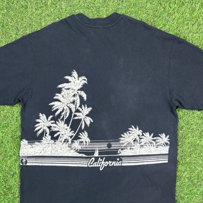 【Men's】 80s パームツリー California ブラック Tシャツ / Made in USA Vintage ヴィンテージ 古着 半袖 ティーシャツ T-Shirts ヤシの木 | Vintage.City 古着屋、古着コーデ情報を発信