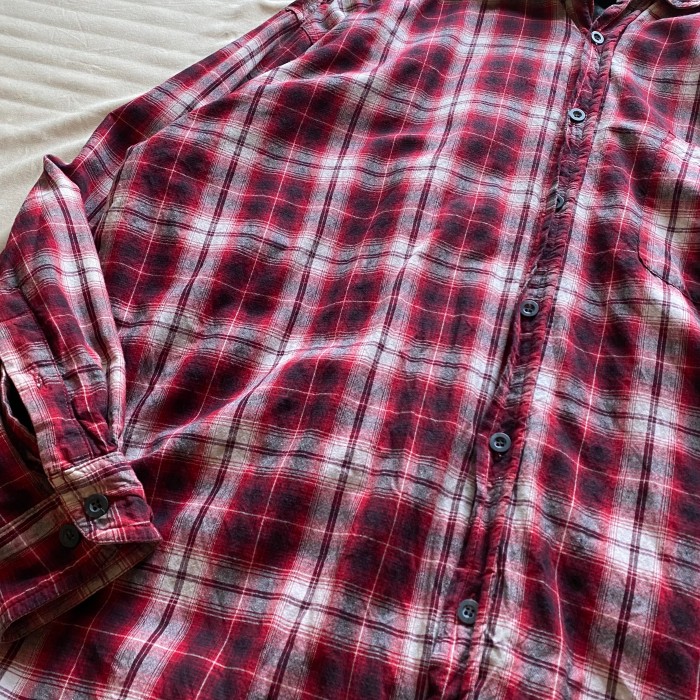 90's~ / ombre check shirt オンブレシャツ オンブラチェックシャツ | Vintage.City 빈티지숍, 빈티지 코디 정보