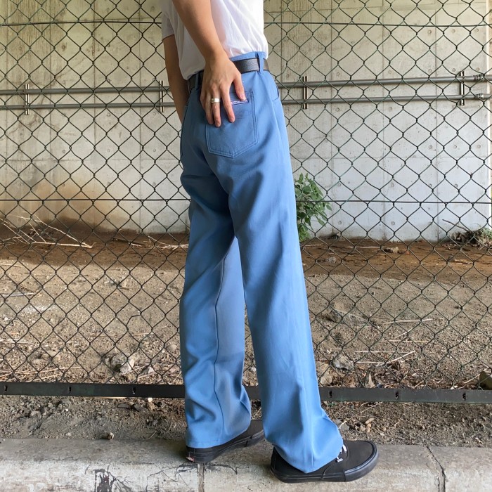 80's~ USA made / tiffany blue polyester pants フレアパンツ フレアスラックス | Vintage.City Vintage Shops, Vintage Fashion Trends