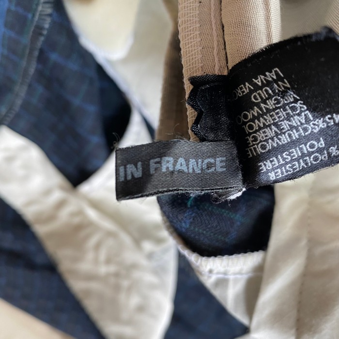 00's France made / plaid slacks チェックパンツ スラックス | Vintage.City 古着屋、古着コーデ情報を発信