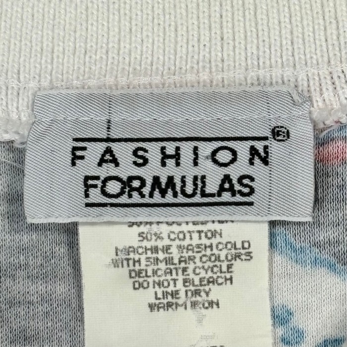 【Lady's】 90s マリン柄 Tシャツ素材 半袖シャツ / Made In USA Vintage ヴィンテージ　古着 貝 魚 総柄 柄シャツ | Vintage.City 빈티지숍, 빈티지 코디 정보