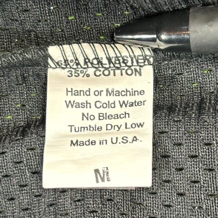 【Men's】  ブラック メッシュ ベースボールシャツ / Made in USA 古着 半袖 シャツ ゲームシャツ | Vintage.City 빈티지숍, 빈티지 코디 정보