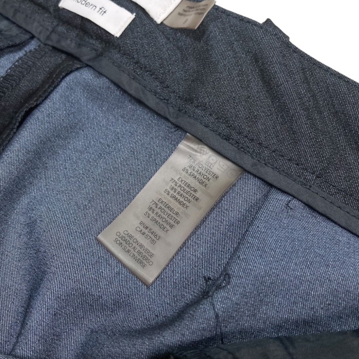 Calvin Klein 00's Polyester/Rayon flare design slacks | Vintage.City 빈티지숍, 빈티지 코디 정보