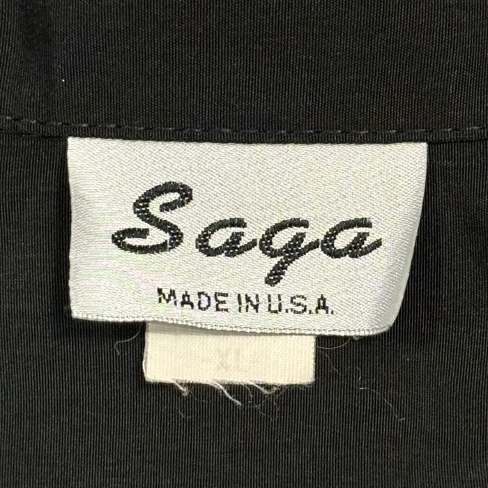 【Men's】 90s Saga ブラック 半袖 シャツ / Made in USA Vintage ヴィンテージ 古着 半袖シャツ 大人古着 | Vintage.City 빈티지숍, 빈티지 코디 정보